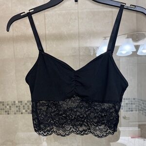 SHEIN Black Lace Bandeau